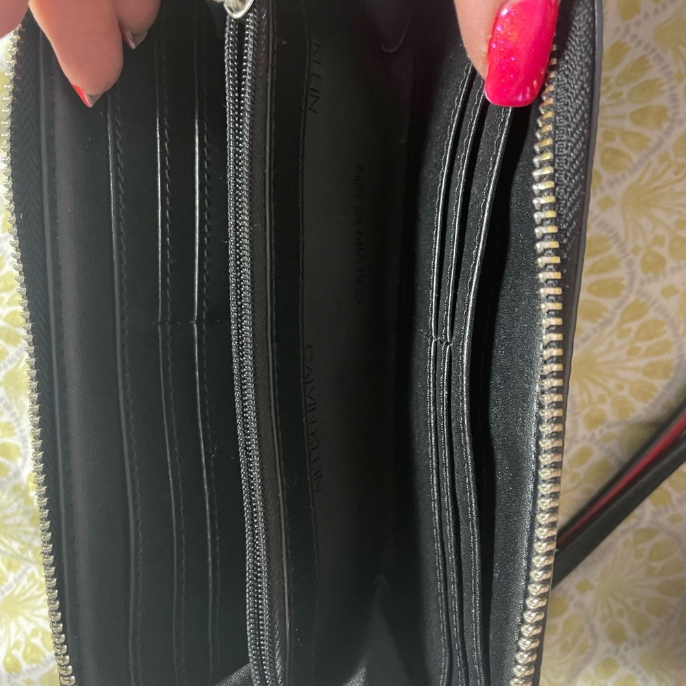 Calvin Klein Buffalo plaid wallet